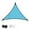 Blue, variant on ZXMT 10*10*10ft Triangle Sun Shade Sail Outdoor 95%UV Block Protection Blue Shade Cloth