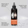 thumbnail image 6 of Watch Cleaner Spray 100ml, Professional Watch Cleaning Solution for Metal Leather Silicone Watches, Jewelry Polish Cleaner for Smartwatch Wristwatch Deep Cleaning Care, 6 of 9