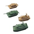 thumbnail image 1 of Kit de 4 modelos de vehículos a escala 1:144, ideal como regalo de simulación, juguetes de construcción. Estilo I, 1 of 7