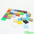 thumbnail image 2 of 100PCS MOC 3022 2x2 Plate Building Blocks Kit High-Tech Board Light Panel Bricks Particle Idea Toys Children Birthday Kid Gifts M0038-03, 2 of 6