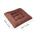 thumbnail image 3 of Chair Cushions for Dining Chairs 4 Pack, Square Thick Chair Pads with Ties Non Slip, Soft and Comfortable Seat Cushion for Kitchen Dining Office Chair, 15.7" x 15.7", 3 of 6