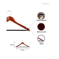 thumbnail image 3 of 100 Ganchos Para Ropa Madera Cerezo Premium Ultra Resistentes, 3 of 6