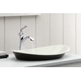 thumbnail image 6 of Kohler K-5403-P5 Iron Plains 20-3/4"L Cast Iron Drop-In Semi-Vessel Sink - Off White, 6 of 9