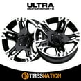thumbnail image 2 of Ultra 235B Maverick 18x9 6x139.7 +25et Gloss Black Diamond Cut Clear Coat Wheel 2018 Chevrolet Silverado 1500, 2 of 5