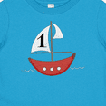 thumbnail image 4 of Inktastic First Birthday-1 Year Old Red Boat Boys or Girls Baby T-Shirt, 4 of 5