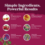 Natures Craft Apple Cider Vinegar Gummies Natural Energy Supplement with Mother, 60 Count