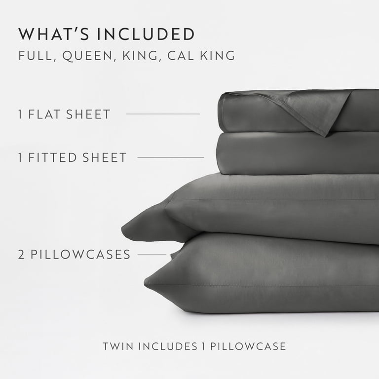 Comfort Canopy Rayon Bamboo Sheet Set, Queen, Gray photo 2