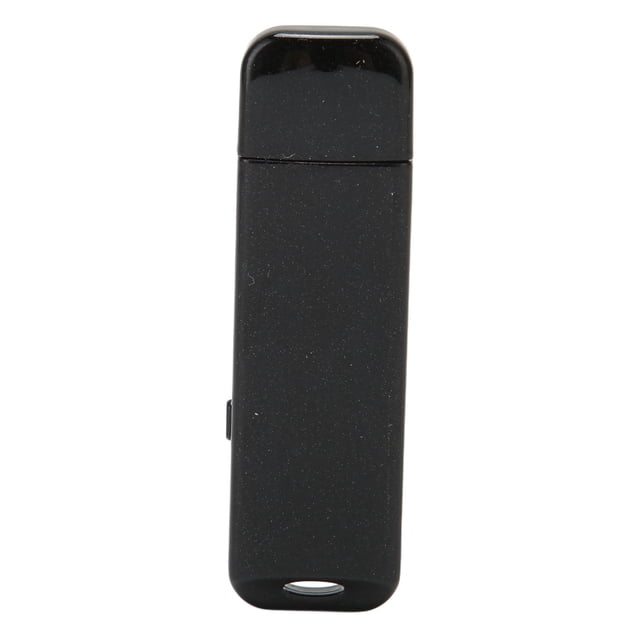 Grabadora de voz USB digital U Disco en forma AI Inteligente HD Reducción de ruido Grabadora de unidad flash USB activada por voz Neutral Inglés, Negro 8GB