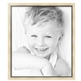 thumbnail image 2 of ArtToFrames 25" x 29" Silver with Black Lip Picture Frame, 25x29 inch Multi Wood Poster Frame (WOM-5193),  Pack, 2 of 7