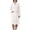 White, variant on SELONE Fluffy Bathrobes for Women Coral Fleece Robe Lace up Long Sleeve Sleepwear with Pockets Spa Shower Housecoat