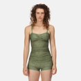 thumbnail image 2 of Regatta - Camiseta de Tankini Aceana II Abstracto para Mujer (Verde Campo), 2 of 6