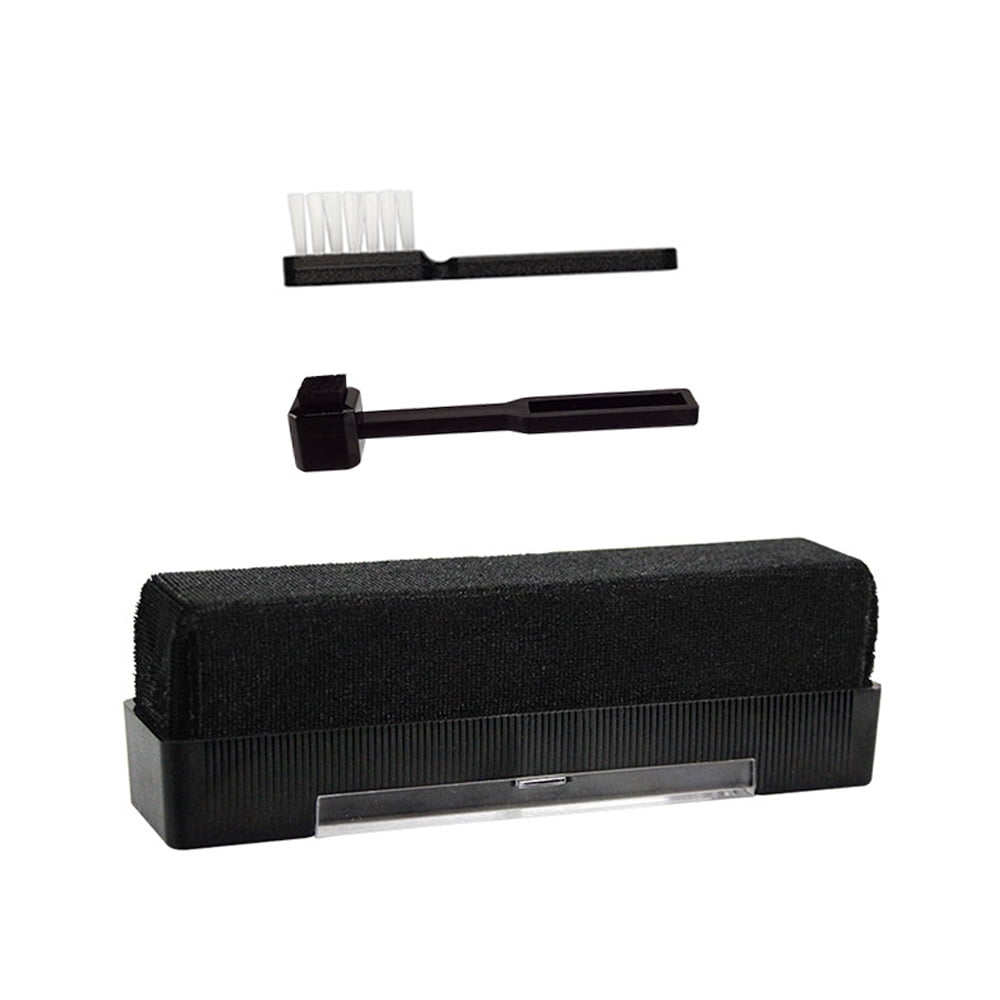 Kit De 3 Outils De Nettoyage Pour Platine Vinyle - Brosse Anti-statique, Nettoyeur De Sillon Et Stylus - 3