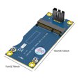 thumbnail image 2 of Peggybuy Mini Adaptateur PCI-E vers USB avec Emplacement pour Carte SIM Module de Transmission de Données Adaptateur d'Extension pour Transfert de Module vers Interface USB, 2 of 9