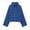 Navy, variant on CHGBMOK Women's Plus Size Polka Dot Cropped Jacket Stand Collar Button Down Long Sleeve Loose Outerwear Lightweight Casual Drawstring Hem Short Windbreaker Coat