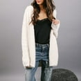 thumbnail image 3 of Clearance 2024!Women's Cardigan Sweaters Plus Size Warm Soft Open Front Coat, 3 of 8