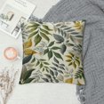 thumbnail image 2 of Creowell  Spring Flower Pillow Covers Sage Green Blue Burnt Orange Floral Throw Pillow Covers Farmhouse Leaf Print Decorative Square Cushion Cover for Home Couch Sofa Bedding,Multi-Size, 2 of 5