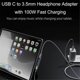 thumbnail image 2 of USB C to Audio Jack Adapter with 100W Fast Charging,A, 2 of 5