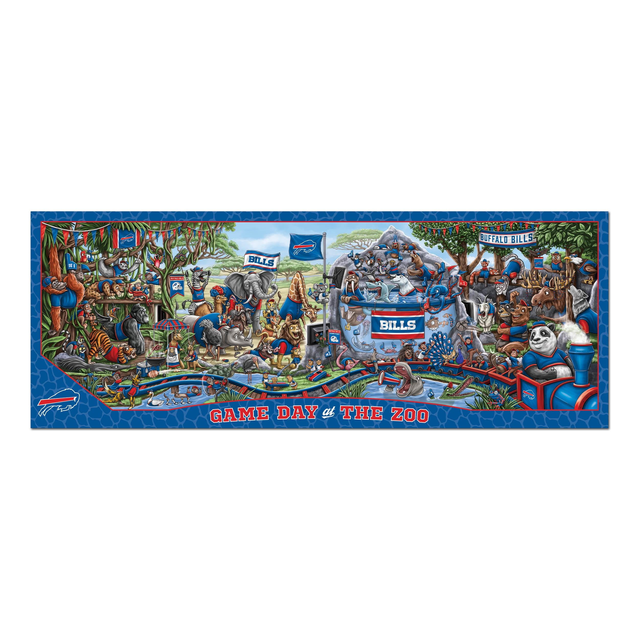 YouTheFan NFL Buffalo Bills Game Day at the Zoo - 500 pc Puzzle