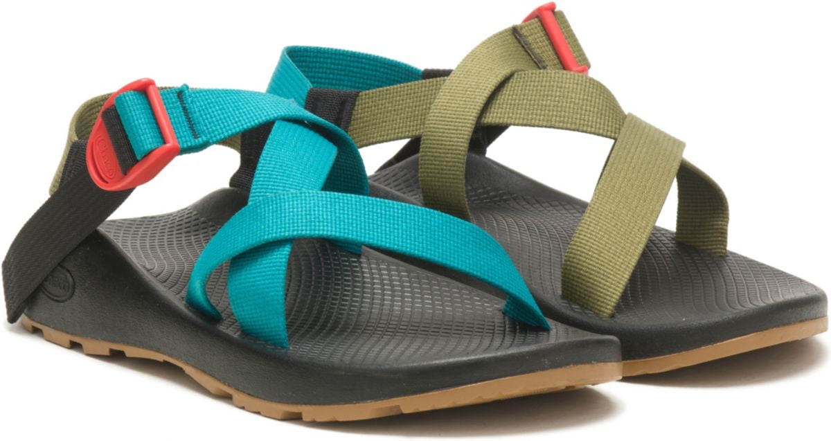 Chaco Z/1 Adjustable Strap Classic Sandal Men Teal Avocado