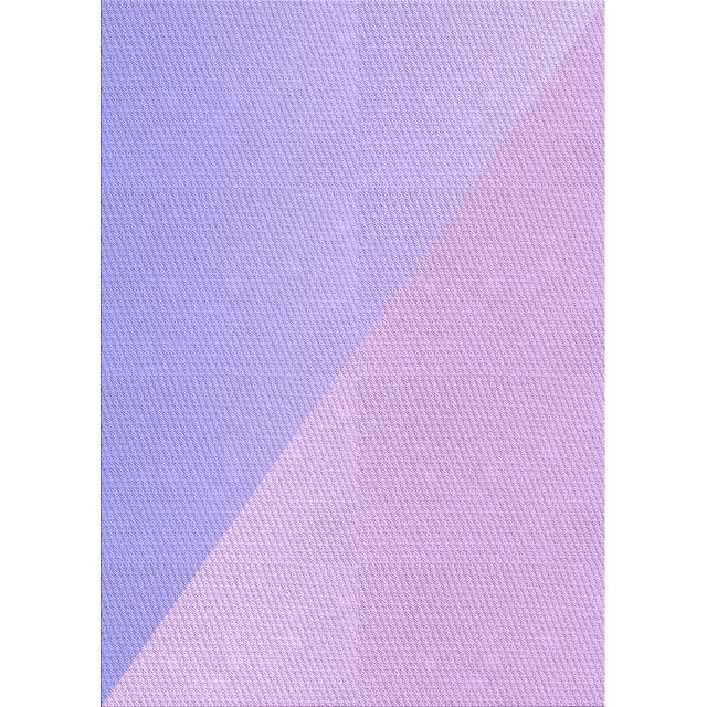 Ahgly Company Machine Washable Indoor Rectangle Transitional Purple Mimosa Purple Area Rugs, 8' x 10'
