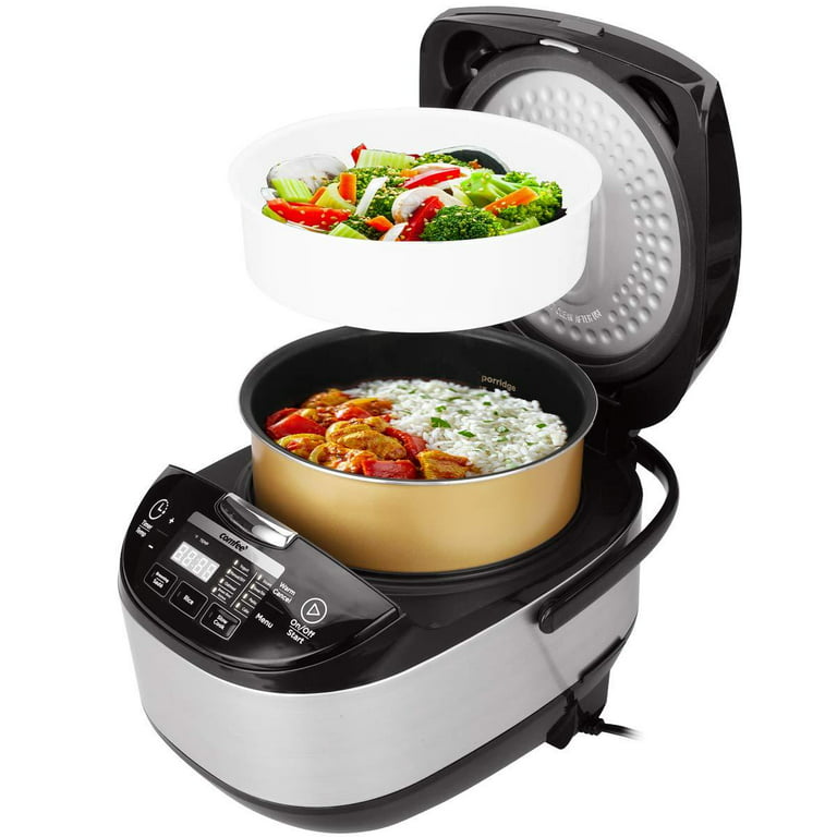 COMFEE' Rice Cooker, Slow Cooker, Steamer, Stewpot, Saute All in