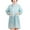 Blue, variant on Farfi Women Floral Waterproof Long Sleeve Kitchen Cooking Baking Apron Working Smock (Blue)