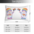thumbnail image 4 of Disketp Pillow Covers Lgbt Gnomes Pattern Throw Pillow Case Cushion Covers,Cushion For Bedroom,Couch,Home-14"X20", 4 of 8