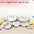 thumbnail image 4 of 8in Nonstick Heart Shaped Aluminum Cake Pan - Aluminum Alloy Baking Tin for Cakes, Desserts, Parties & Weddings(1Pcs, B), 4 of 7