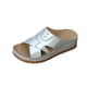 thumbnail image 1 of Mujeres Zapatillas de Verano de Moda Casual Versátil Playa Peep-Toe Abierto-Toe Cuña Tacones Zapatillas para la Primavera Y el Verano, 1 of 9