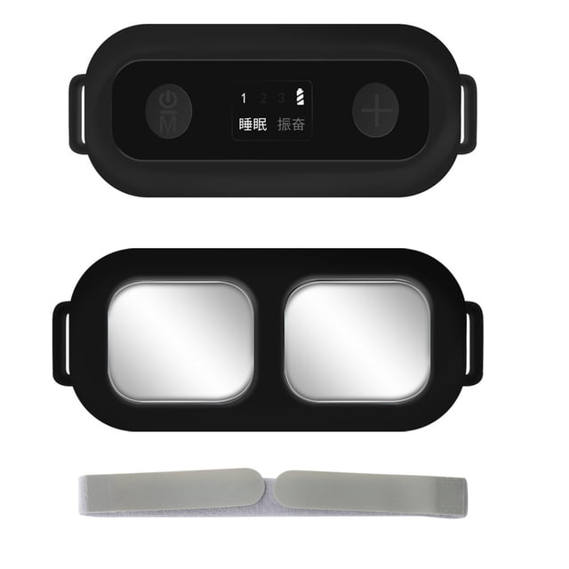 Fiudx Dispositivo En Ayuda para Dormitorio, Herramienta En Relajación Portátil, Masajeador En Pantalla Digital, Solución En Aliviar El Estrés, Combatir El Insomnio, Ideal En Oficina, Hogar, Viajes, R