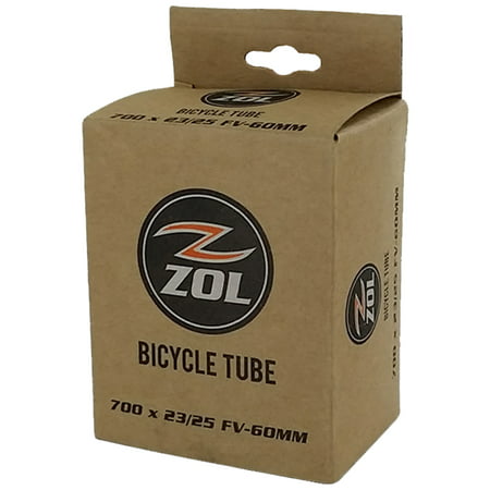 Zol Road Bicycle Bike Inner Tube 700x23/25C PRESTA/FRENCH Valve (Best Road Inner Tubes)