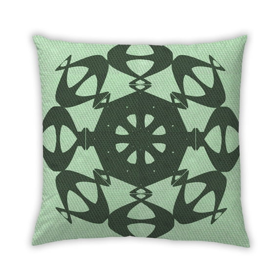 Ahgly Company Outdoor Square Contemporary Throw Pillow, 18 inch by 18 inch