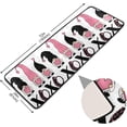 thumbnail image 4 of SKYSONIC 2'X6' Cute Valentine Gnomes Runner Rug with Rubber Backing, Pink Heart Non Slip Entryway Rug Runner Washable Soft Area Rug Carpet for Hallway Bedroom Kitchen Decor, 4 of 6