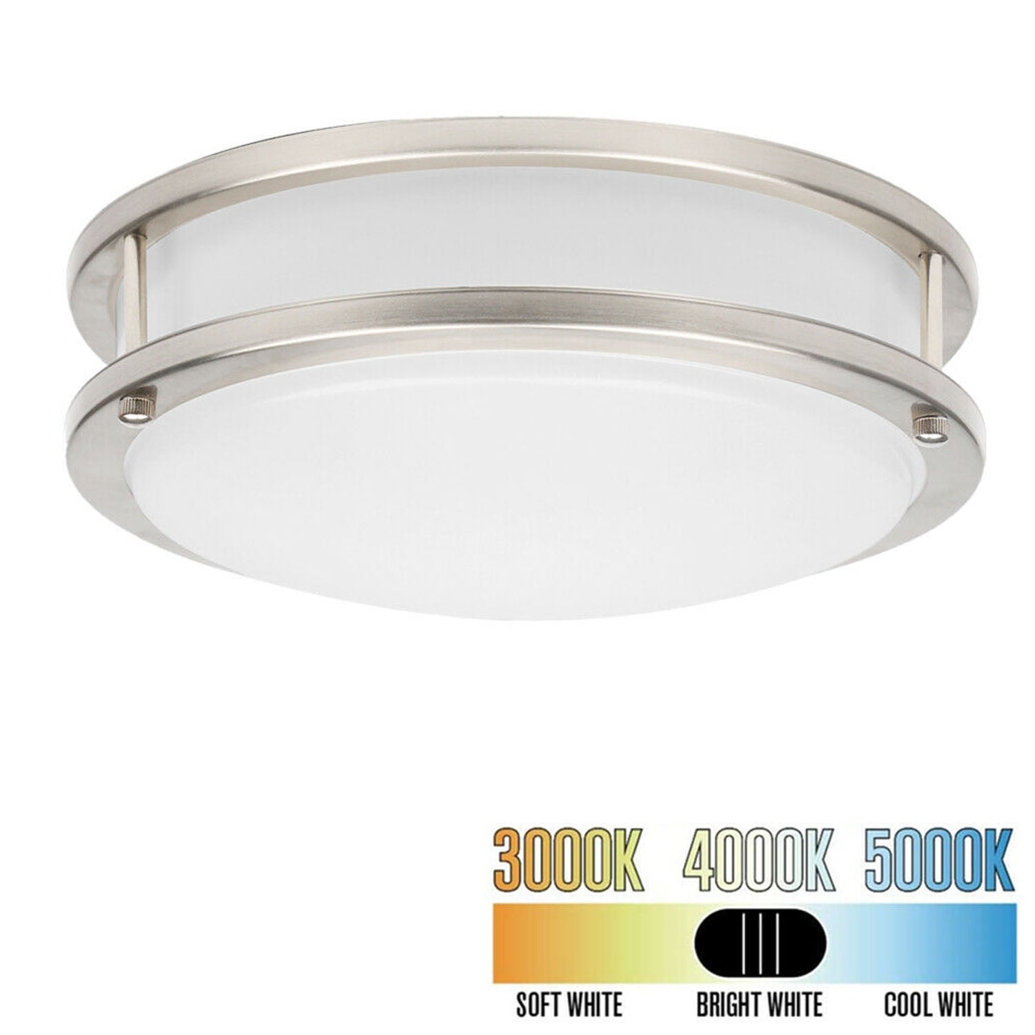Facon cETL Listed LED  New Mushroom Flush Mount Ceiling Light 4000K Cool White 