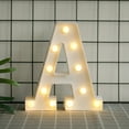 thumbnail image 3 of Homeer Decorative Light Decorative Lamp Digital Number Light Decorative Light - Glowing Plastic LED Marquee Light Up Letter GRAD 2023 Graduation Party Decor, 3 of 7