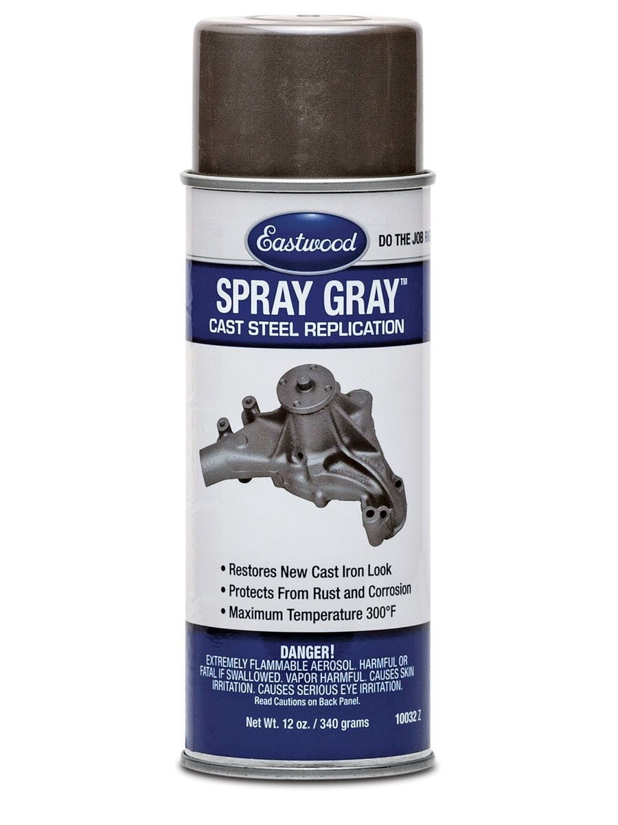 Eastwood Spray Gray Detail Gray Aluma Blast Stainless Steel Detail Paint Kit