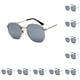 thumbnail image 1 of Gafas de sol polarizadas Qarigey con montura ligera unisex plateado blanco plataC4 10Conjunto, 1 of 6