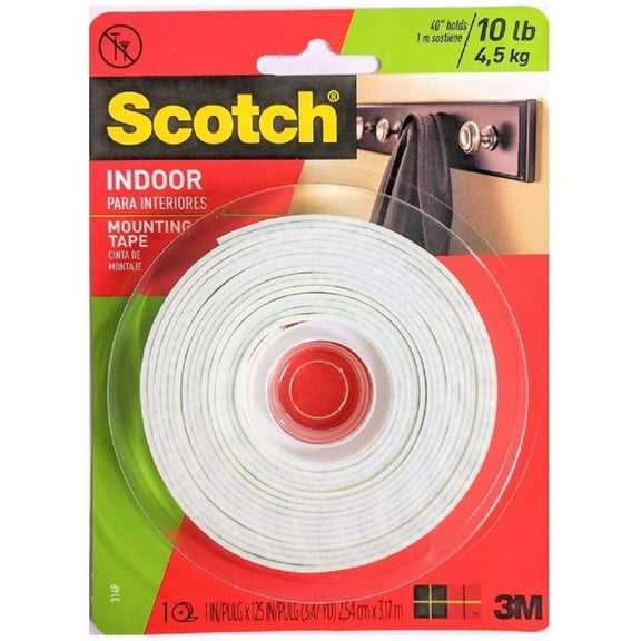 3M Scotch Heavy Duty Mounting Tape Pack of 3