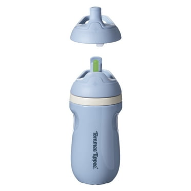 Tommee Tippee Insulated Non-Spill Multi-Lid Straw and Sippy Cup, 9oz, 12 plus Months, 1 Pack, Sporty Carry Handle