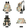 thumbnail image 4 of FORMRS Mini Backpack Purse for Women Travel Daypack Casual Shoulder Bag, Beige Rainbow Clouds, 4 of 7