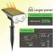 thumbnail image 1 of Foco solar para exteriores, luz LED solar impermeable IP67, 650 LM, regulable, para jardín, patio, entrada y camino (paquete de 2), 1 of 5