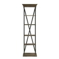 thumbnail image 2 of Coast To Coast Imports Corbin Medium Brown Single Etagere with Crown Molded Top, 2 of 3