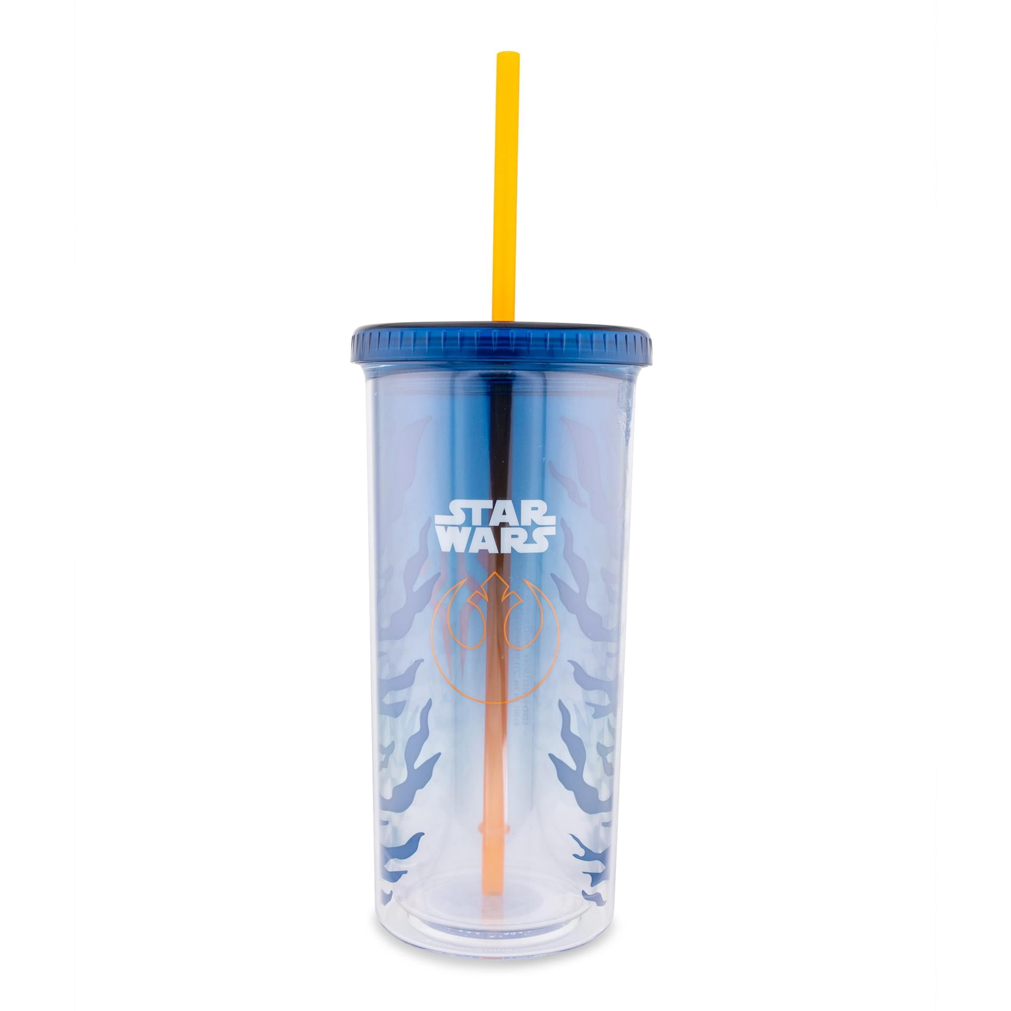 Star Wars Ahsoka Tano Carnival Cup With Lid and Straw | Holds 20 Ounces
