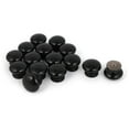 thumbnail image 2 of Unique Bargains Furniture Drawer Wooden Round Pull Knob Black 34mm Diameter 15Pcs, 2 of 5
