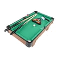 thumbnail image 2 of Juego de mesa de billar para niños, juguete con estante triangular, mesa de billar pequeña con bolas de tiza para juegos, sala de juegos familiar, 2 of 8