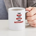 thumbnail image 4 of CafePress - The Man The Myth The Actuary Mugs - 11 oz Ceramic Mug - Novelty Coffee Tea Cup, 4 of 4