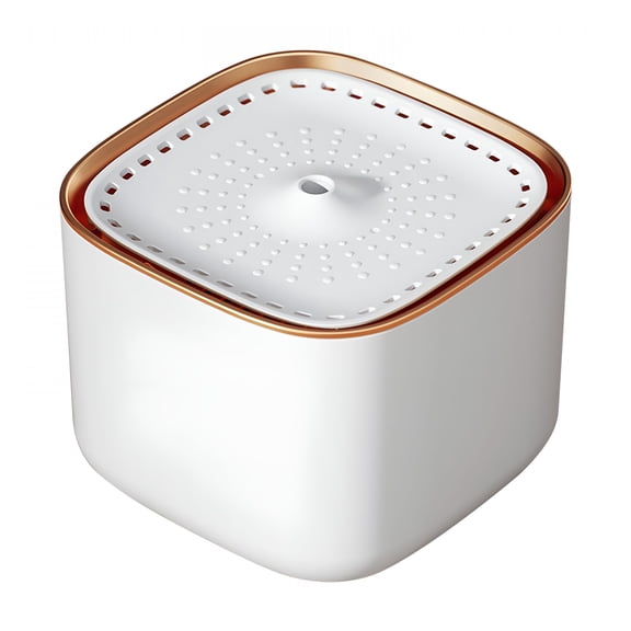 ACDANC Pet Fountain, Automatic Circulating Filtration Water Dispenser Cat Water Fountain Dog Water Dispenser with Smart Pump for Cats, Dogs White Plastic