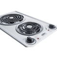 thumbnail image 3 of Summit CCE225WH 230V Table de Cuisson à 2 Brûleurs à Bobine, Blanc, 3 of 9