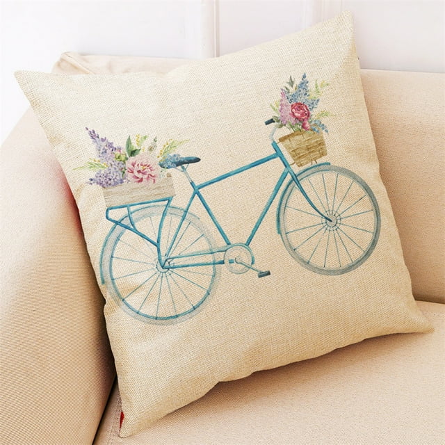 Daisyyozoid Wholesale Home Decor Cushion Cover Hello Spring Throw Pillowcase Pillow Covers