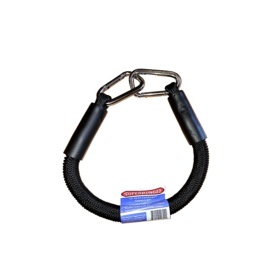 SuperBungee Marine Cord - 8-inch Body with 2 Stainless Steel Hook Ends